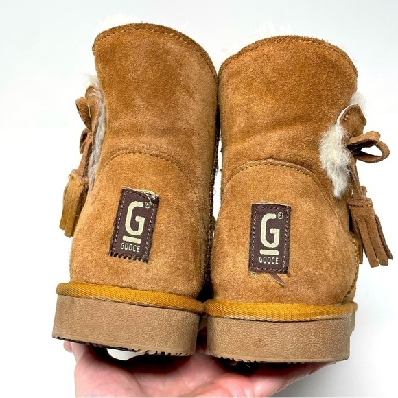 Goose Belinda Ankle Winter Boots – Brown Size 7 - Picture 8 of 12